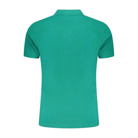 Cavalli Class Green Cotton Men Polo Shirt - Hilstor