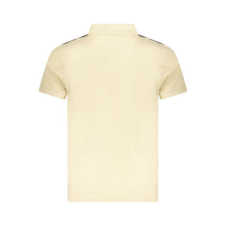 Cavalli Class Beige Cotton Men Polo Shirt - Hilstor