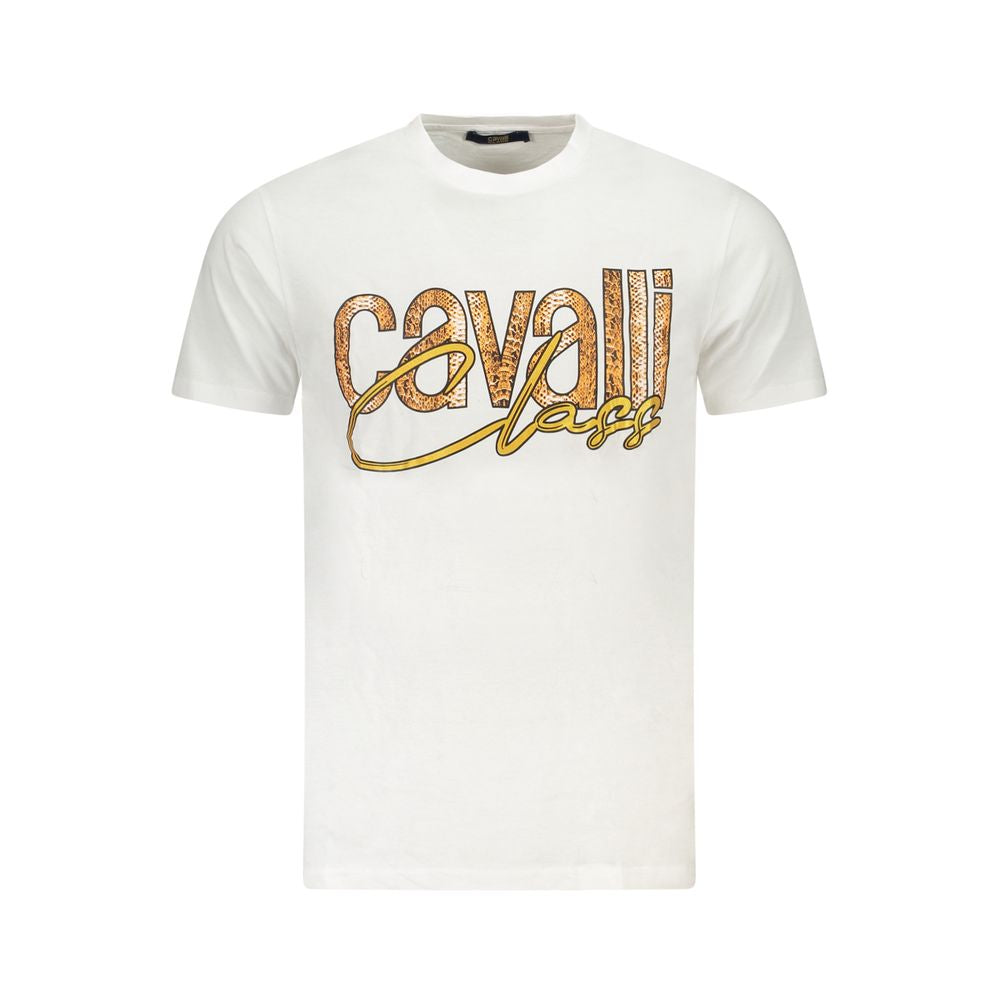 Cavalli klasse hvid bomuld herre T-shirt