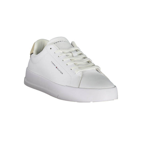 Tommy Hilfiger White Leather Men Sneaker - Hilstor