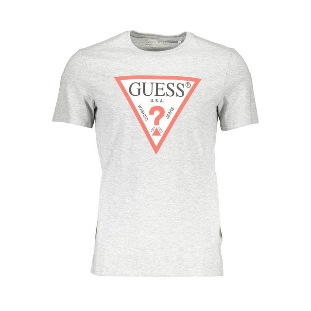 Guess Jeans Brown Cotton Men T-Shirt - Hilstor