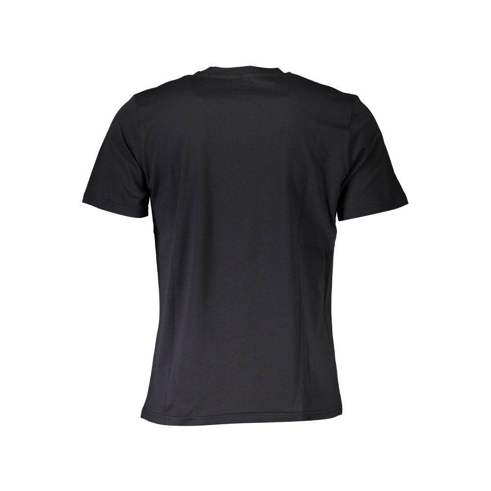 North Sails Black Cotton Men T-Shirt - Hilstor