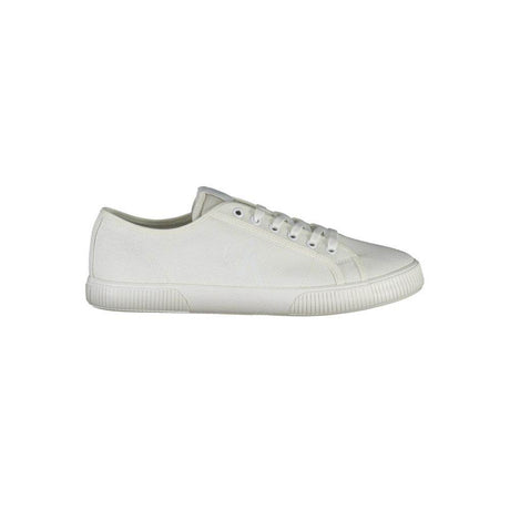 Calvin Klein White Polyester Men Sneaker - Hilstor