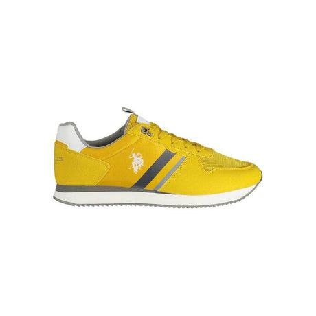 U.S. POLO ASSN. Yellow Polyester Men Sneaker - Hilstor