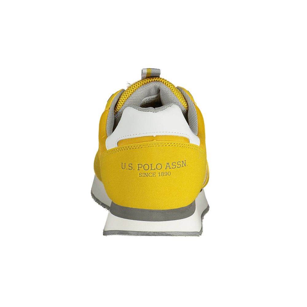 U.S. POLO ASSN. Yellow Polyester Men Sneaker - Hilstor