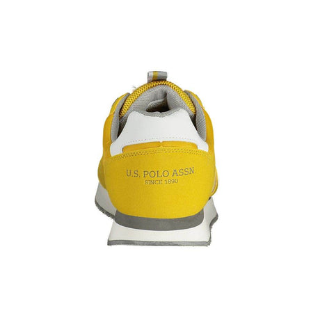 U.S. POLO ASSN. Yellow Polyester Men Sneaker - Hilstor