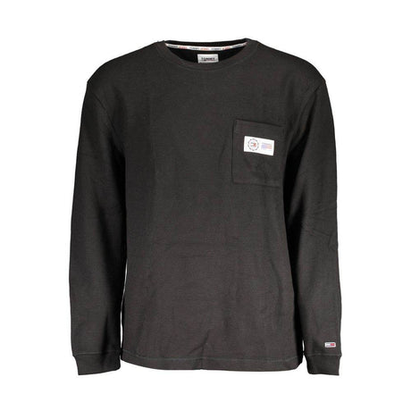 Tommy Hilfiger Black Cotton Men Sweater - Hilstor