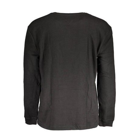 Tommy Hilfiger Black Cotton Men Sweater - Hilstor