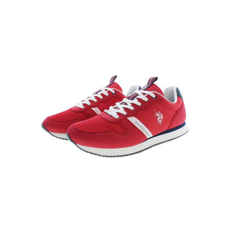 U.S. POLO ASSN. Red Polyester Men Sneaker - Hilstor
