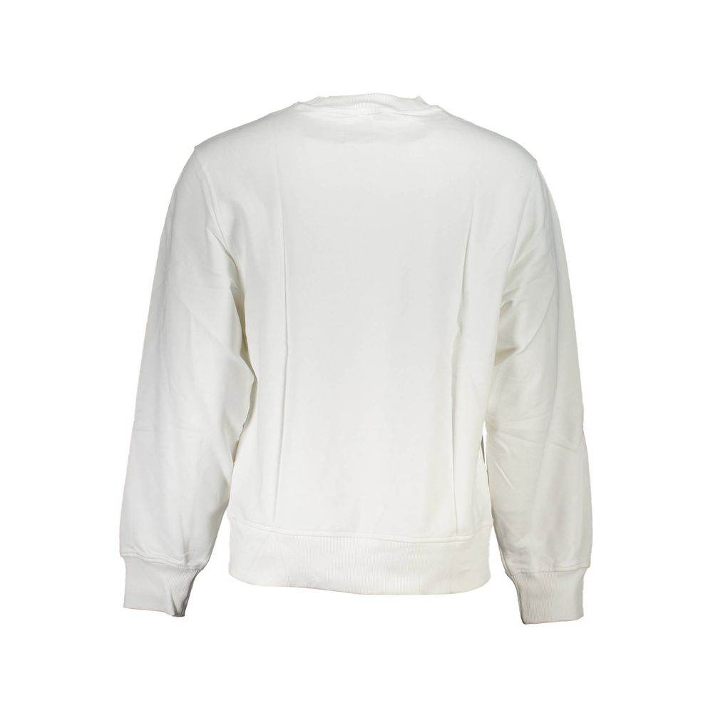 Calvin Klein White Cotton Men Sweater - Hilstor