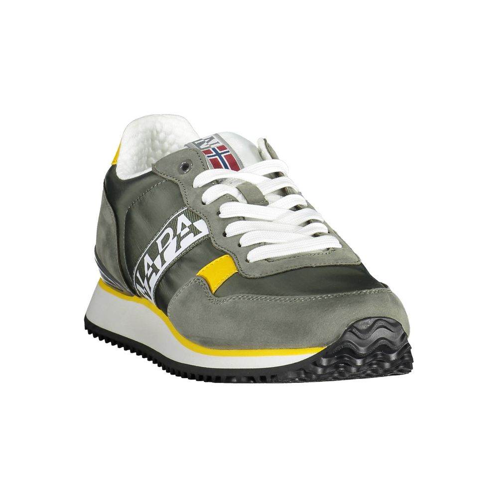 Napapijri Green Polyester Men Sneaker - Hilstor
