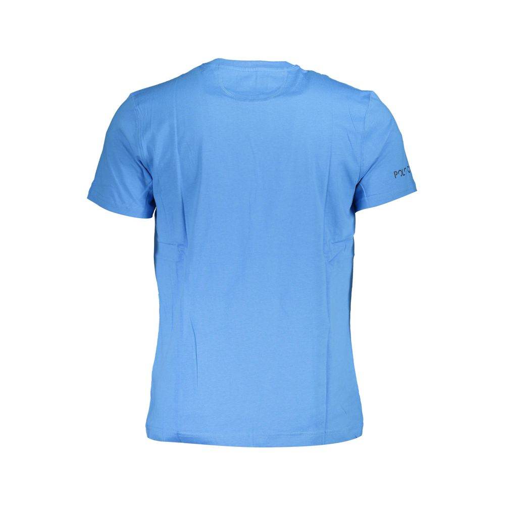 La Martina Blue Cotton Men T-Shirt - Hilstor