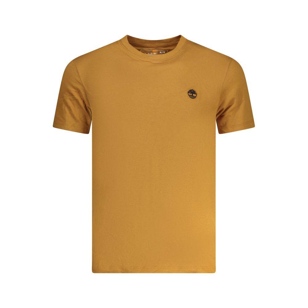 Timberland Brown Cotton Men T-Shirt - Hilstor
