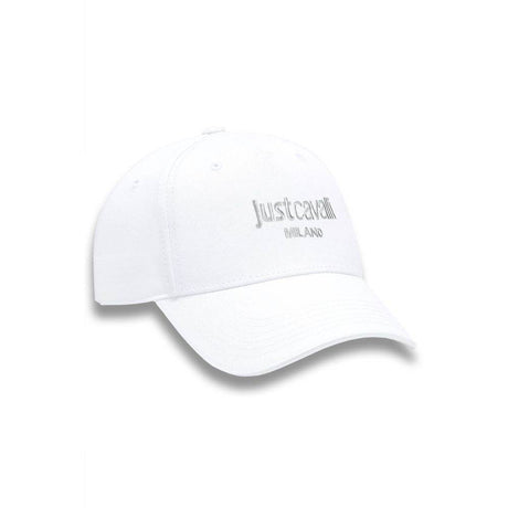 Just Cavalli White Cotton Mens Cap - Hilstor
