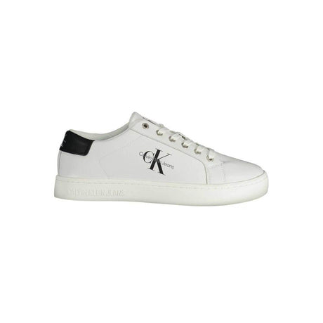 Calvin Klein White Recycled Polyester Men Sneaker - Hilstor