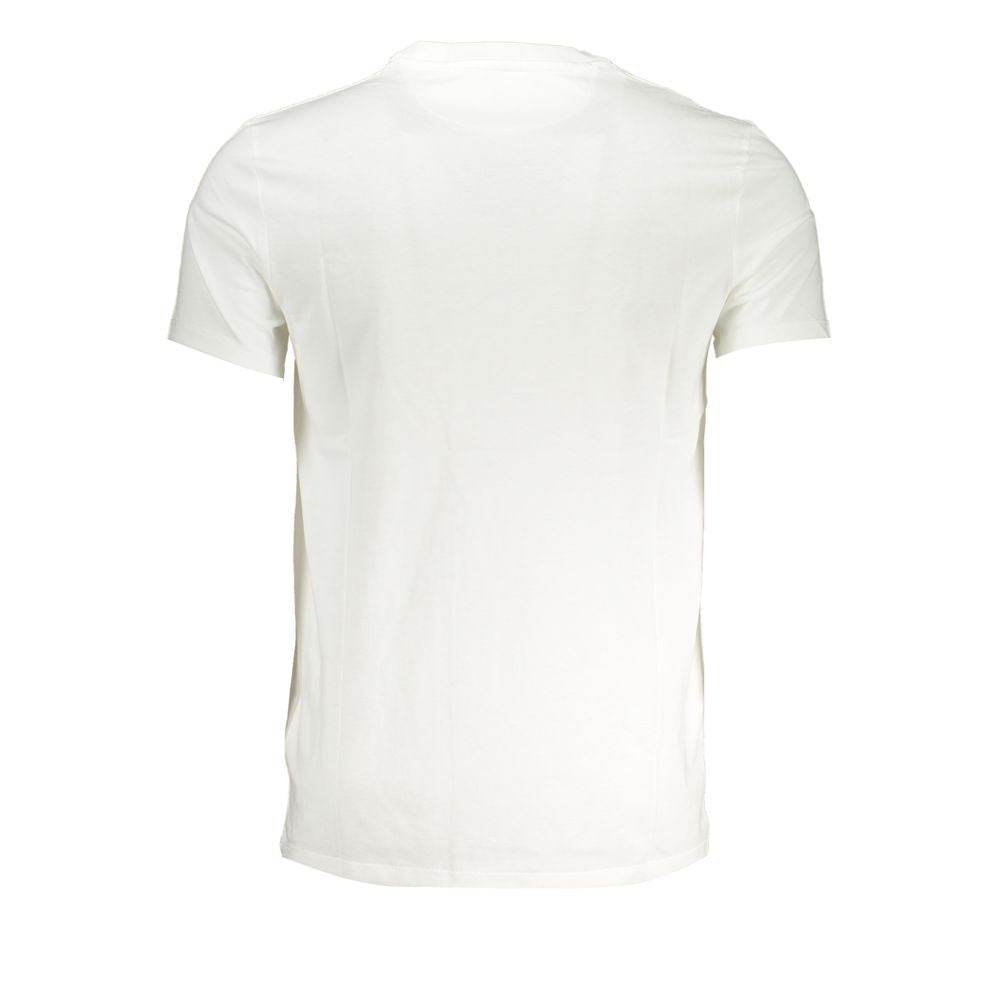 Timberland White Cotton Men T-Shirt - Hilstor