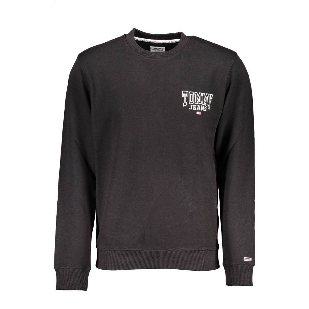 Tommy Hilfiger Black Cotton Men Sweater - Hilstor