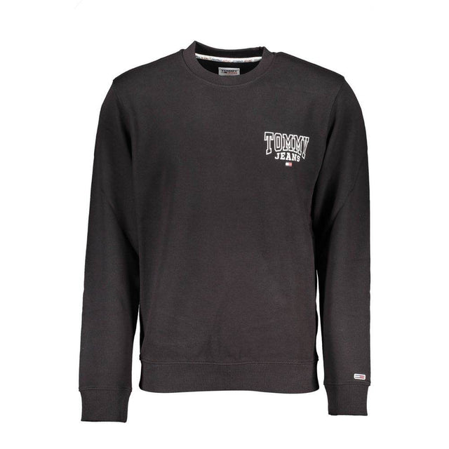 Tommy Hilfiger Black Cotton Men Sweater - Hilstor