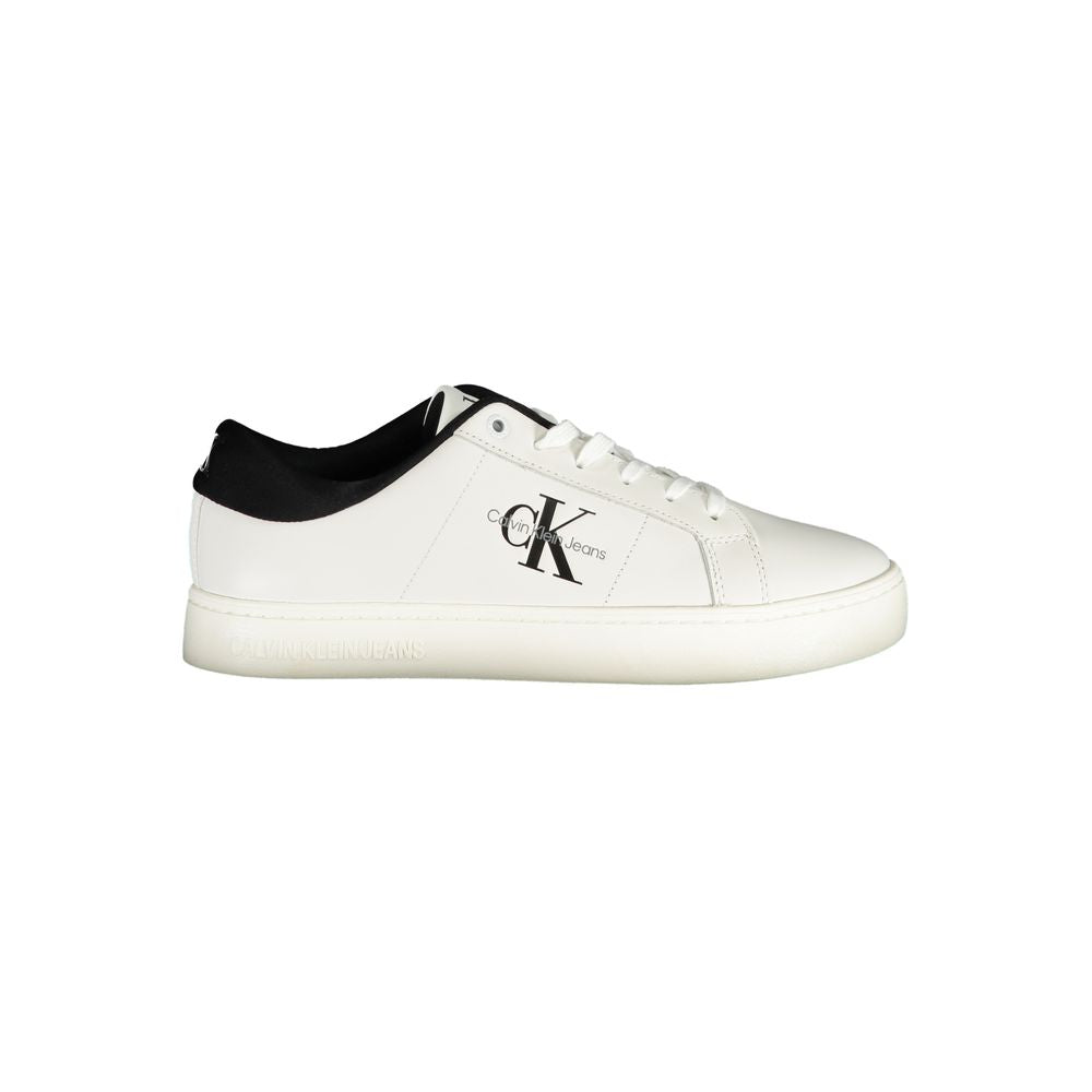 Calvin Klein hvid polyester sneaker