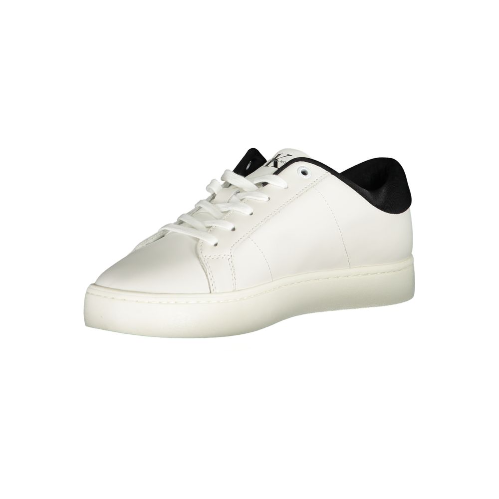 Calvin Klein hvid polyester sneaker