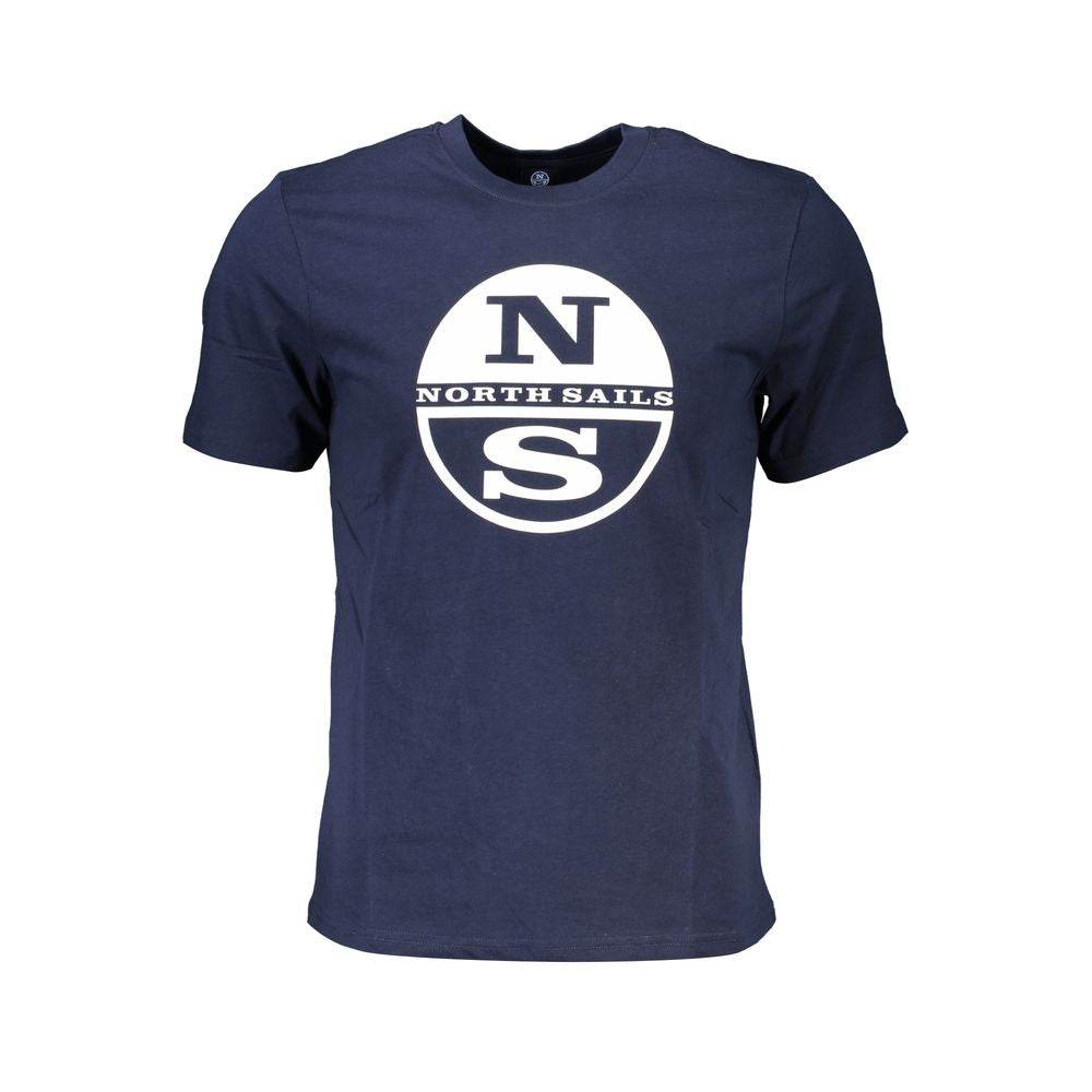 North Sails Blue Cotton T-Shirt - Hilstor