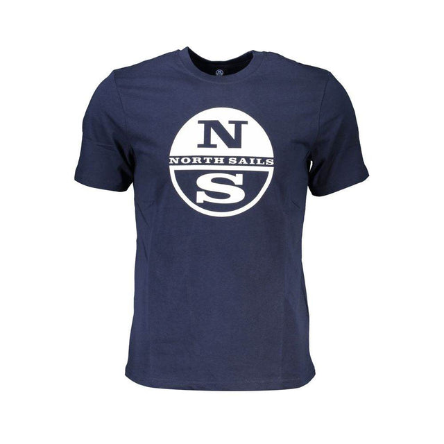 North Sails Blue Cotton T-Shirt - Hilstor