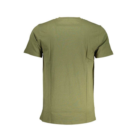 Cavalli Class Green Cotton T-Shirt - Hilstor