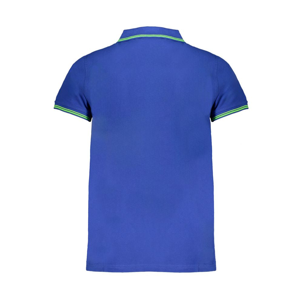 Norge 1963 blå bomuld poloshirt