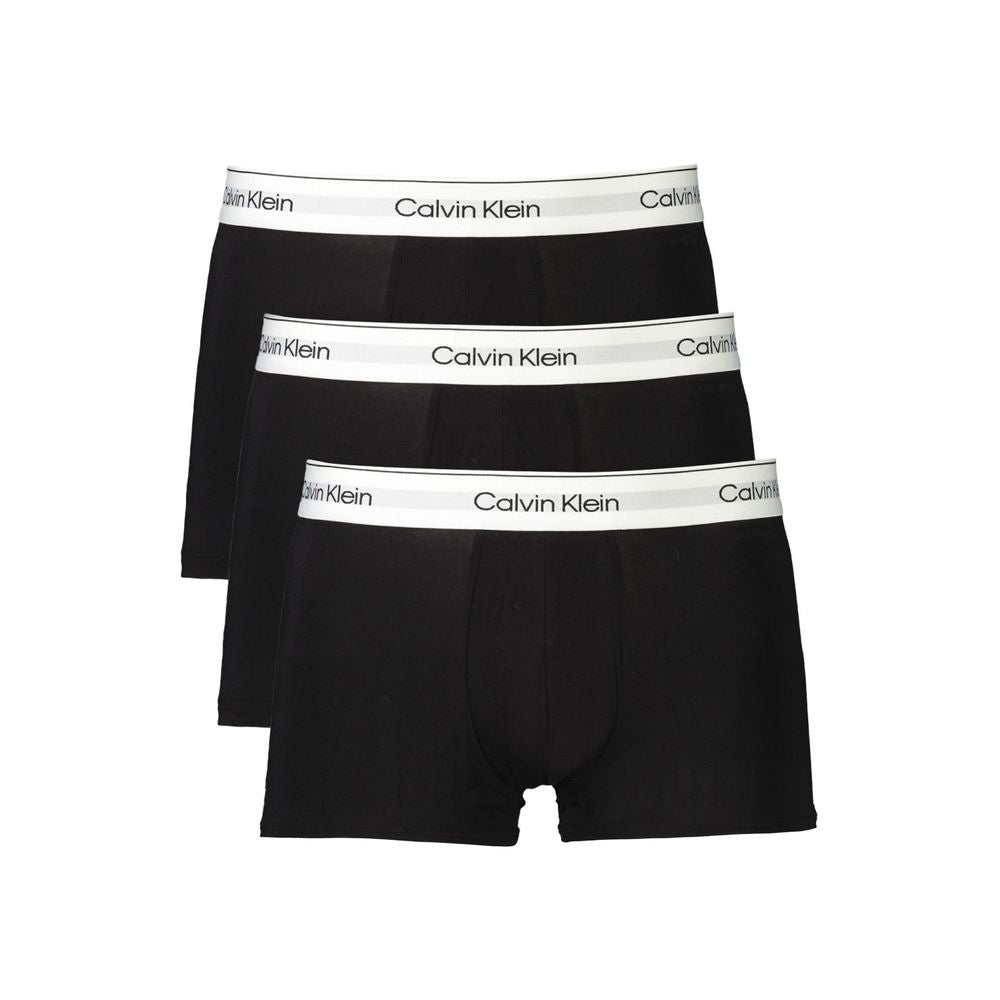 Calvin Klein sort bomuldsboksershorts til mænd