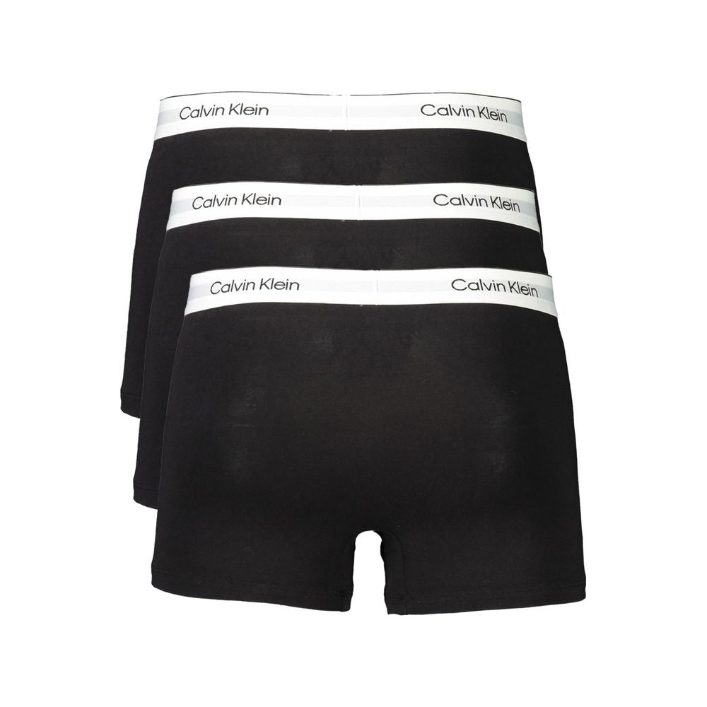 Calvin Klein sort bomuldsboksershorts til mænd