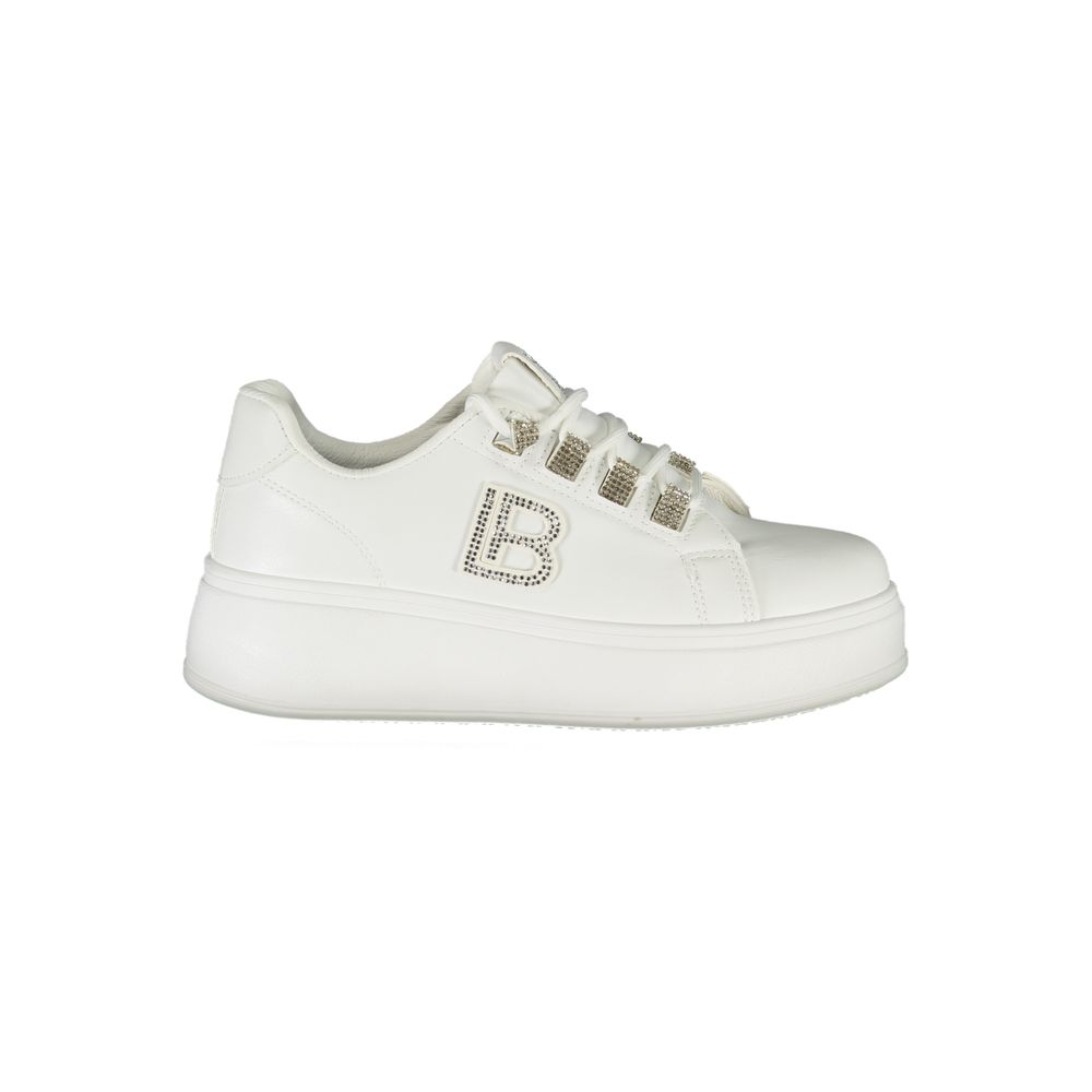 Laura Biagiotti Hvid Polyester Sneaker til kvinder