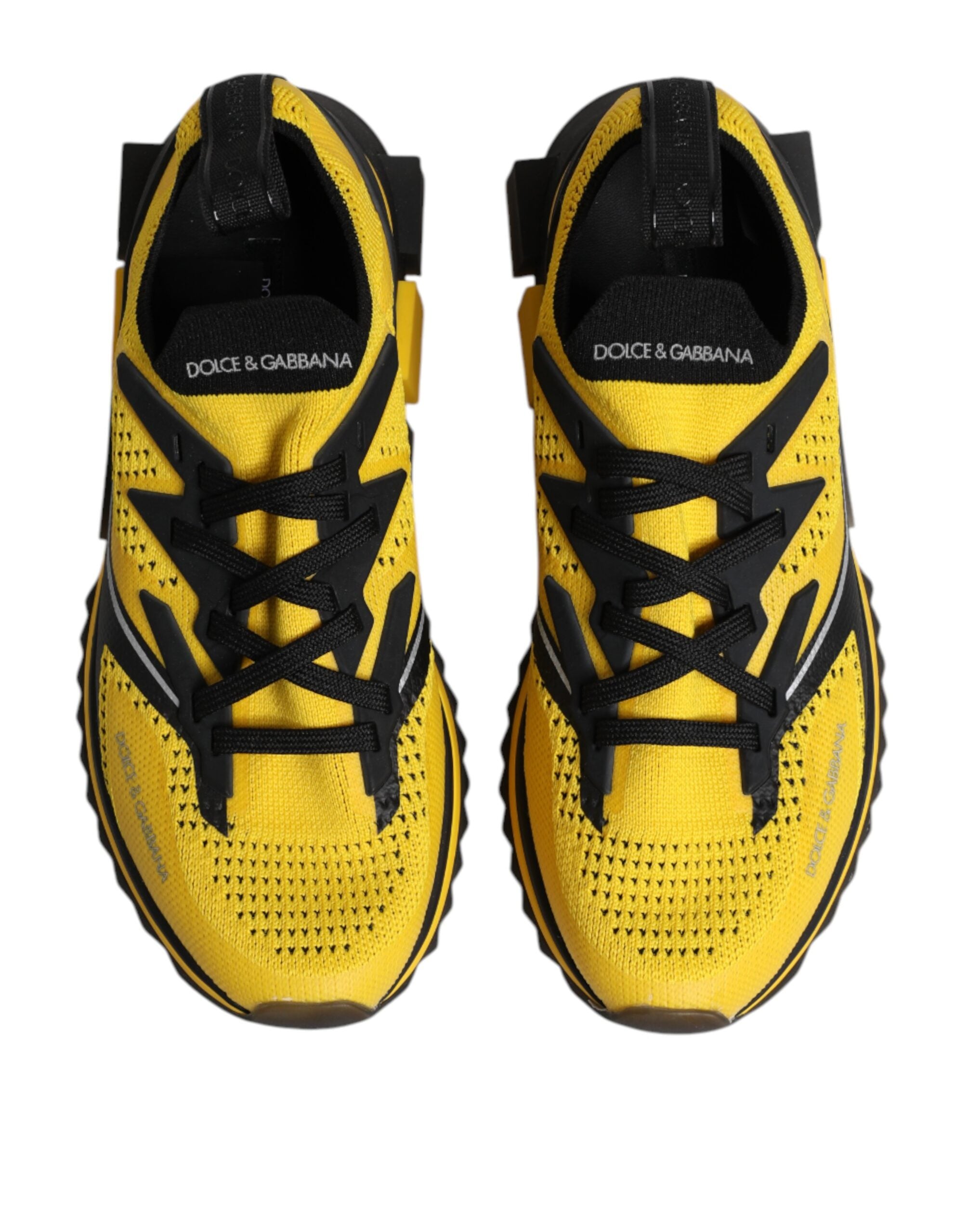 Dolce &amp; Gabbana Gul SORRENTO Sport Stretch Sneakers Sko