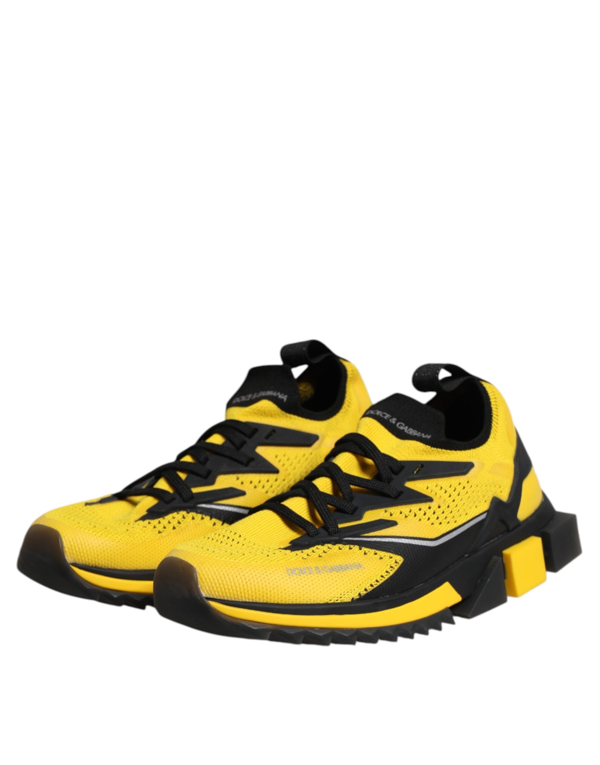 Dolce &amp; Gabbana Gul SORRENTO Sport Stretch Sneakers Sko