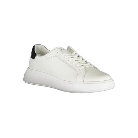 Calvin Klein elegante hvide sneakers med kontrastaccenter