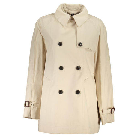 Tommy Hilfiger Beige Cotton Jackets & Coat - Hilstor