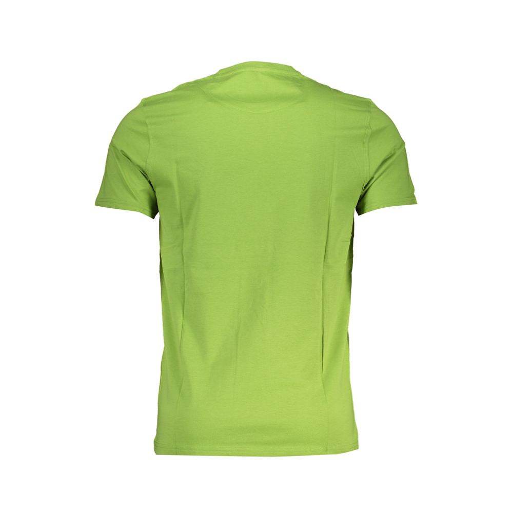 Harmont & Blaine Green Cotton T-Shirt - Hilstor