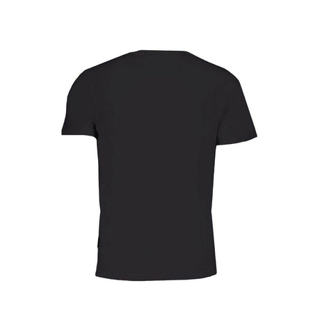 Napapijri Black Cotton T-Shirt - Hilstor