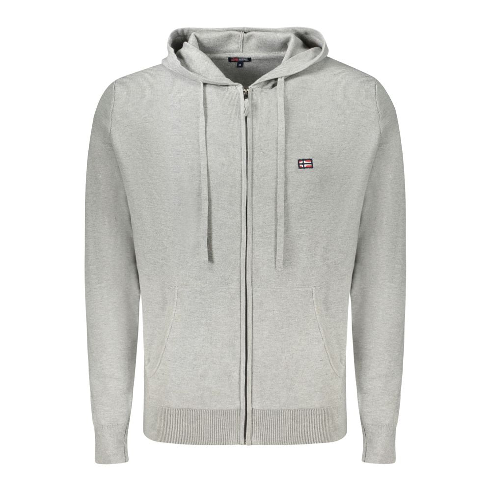 Norge 1963 Grå polyamid cardigan til mænd