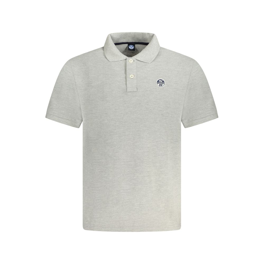 North Sails Grå Bomuld Polo Shirt til mænd