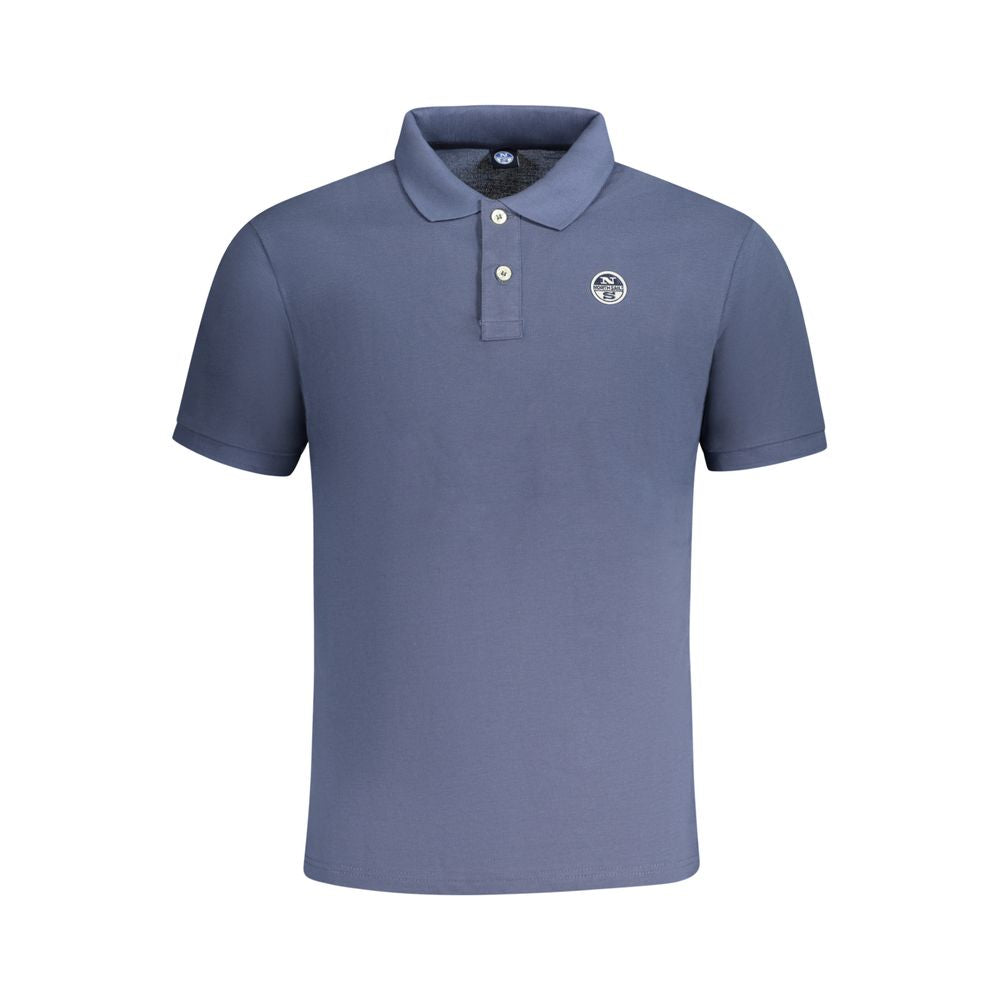 North Sails Blå Bomuld Polo Shirt til mænd