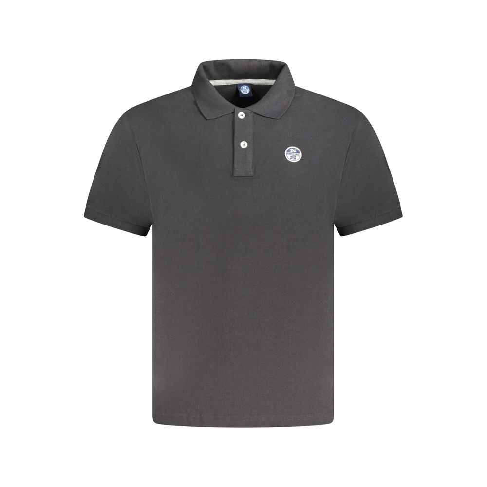 North Sails Sort Bomuld Polo Shirt til mænd