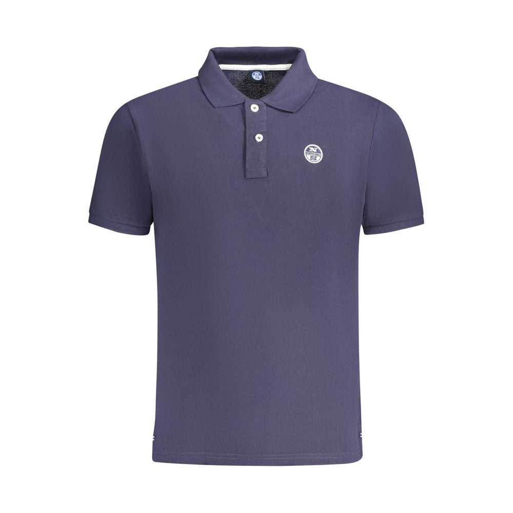 North Sails Blå Bomuld Polo Shirt til mænd