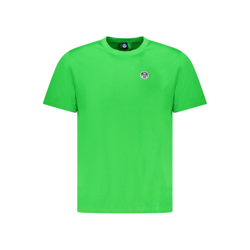 North Sails Grøn T-shirt i bomuld til mænd