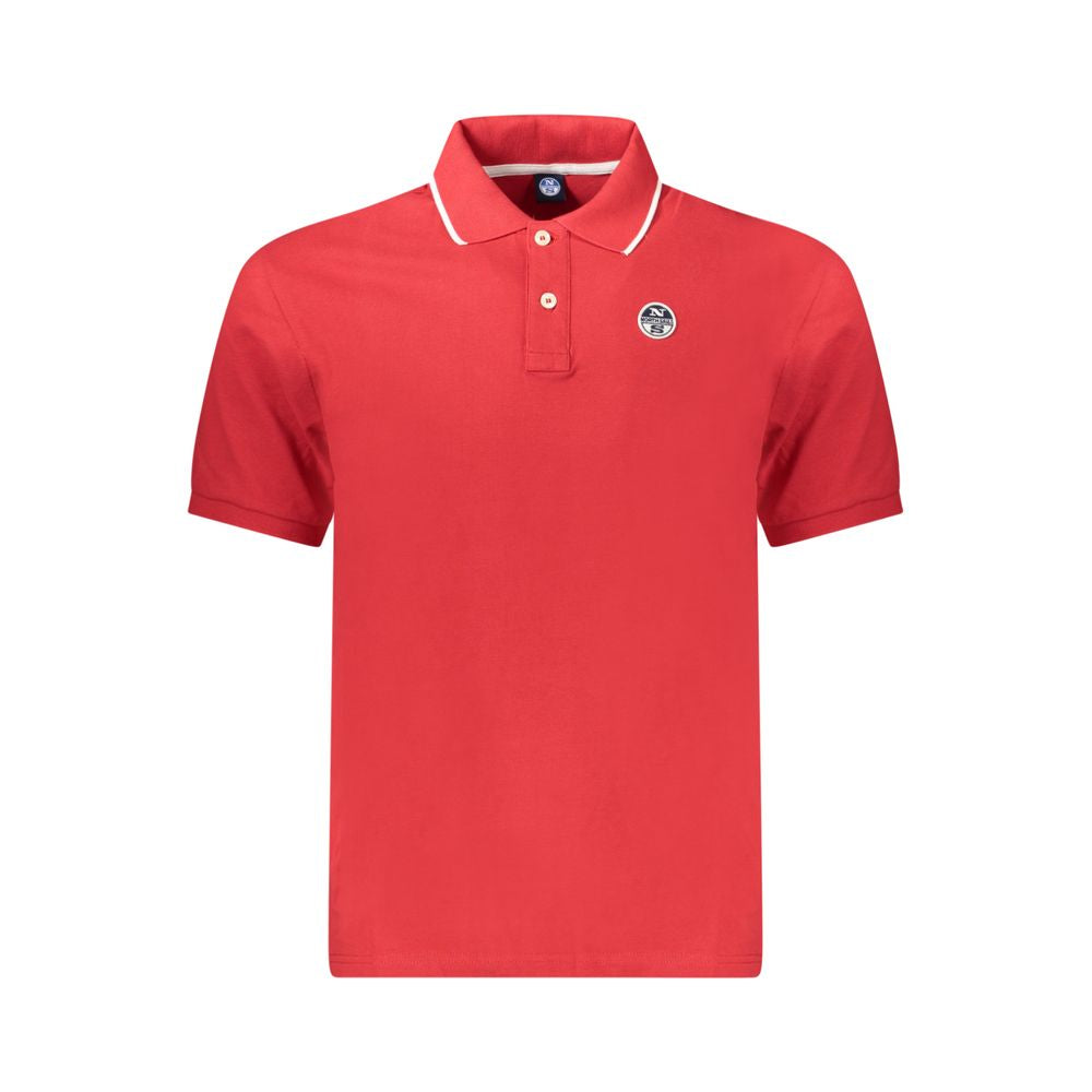 North Sails Rød Bomuld Polo Shirt til mænd