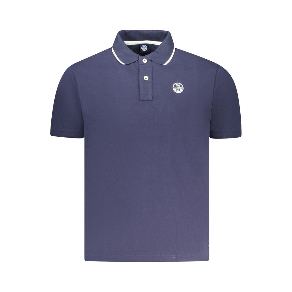 North Sails Blå Bomuld Polo Shirt til mænd
