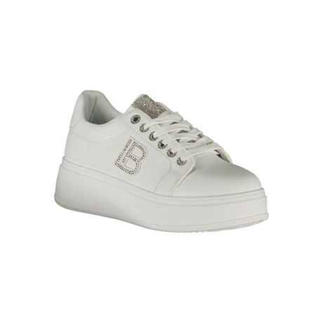 Laura Biagiotti Hvid Polyester Sneaker til kvinder
