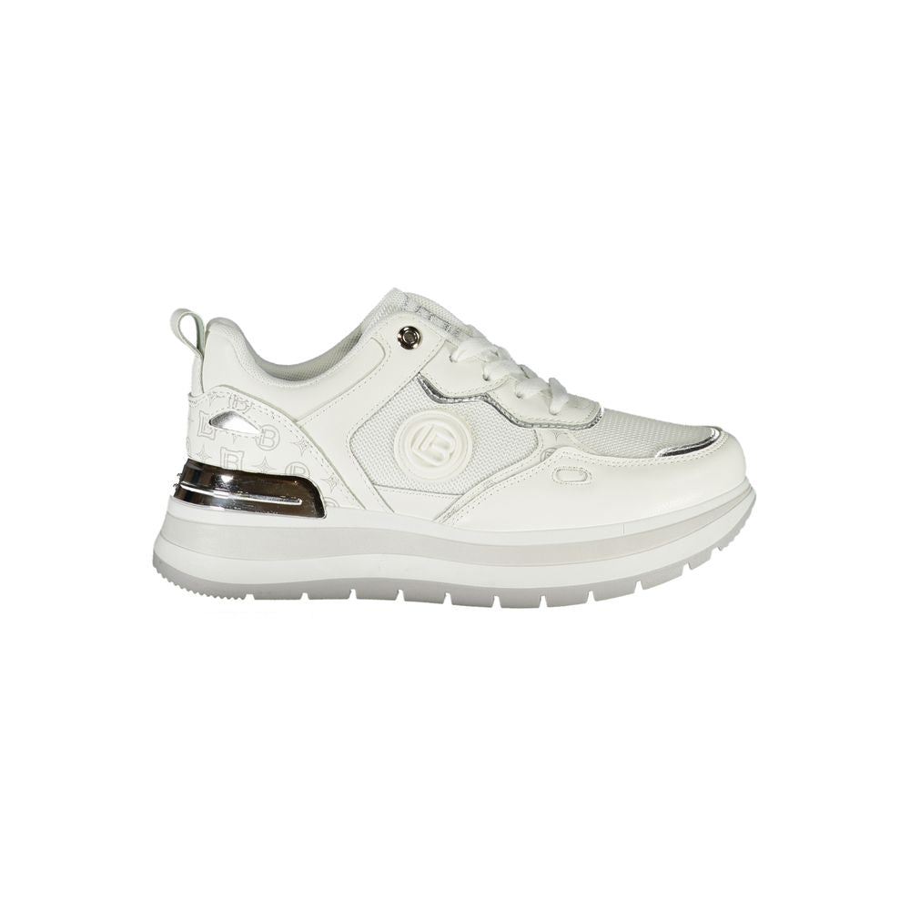 Laura Biagiotti Hvid Polyester Sneaker til kvinder