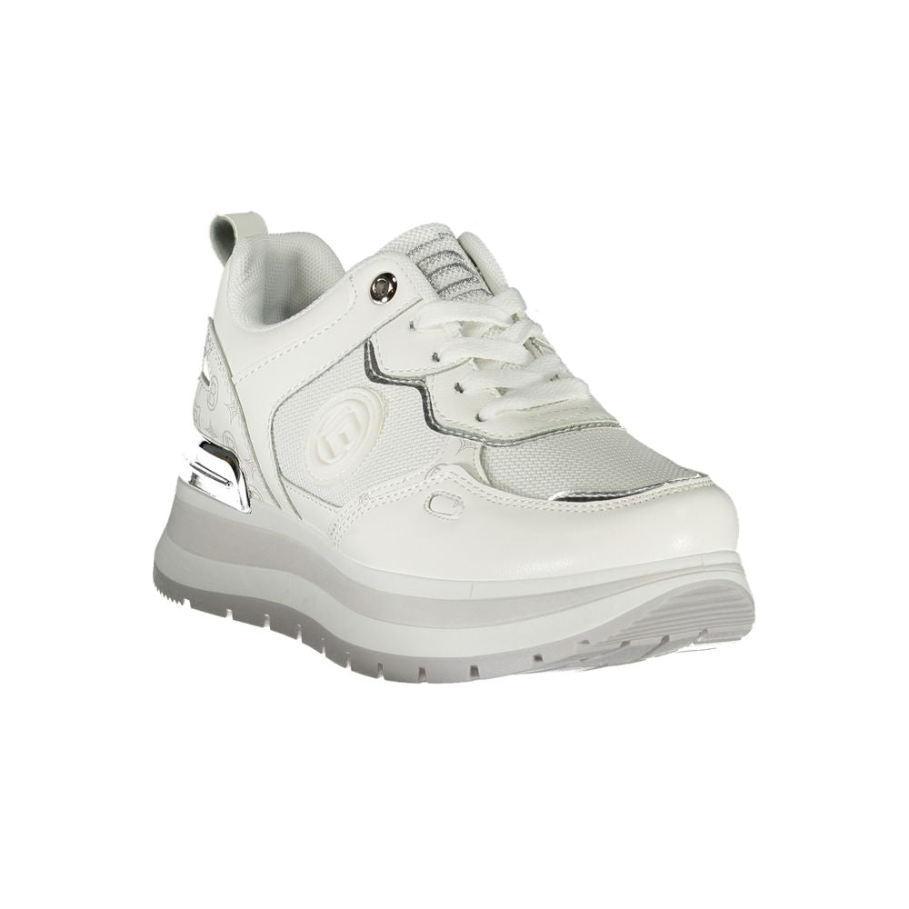 Laura Biagiotti Hvid Polyester Sneaker til kvinder