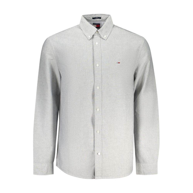 Tommy Hilfiger Gray Cotton Men Shirt - Hilstor