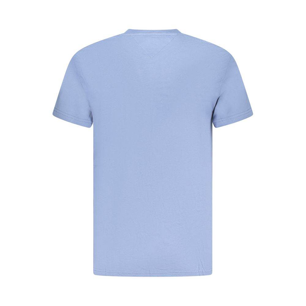 Tommy Hilfiger Blue Cotton Men T-Shirt - Hilstor
